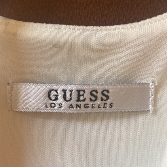 Guess Galina Chain Print Dress in Ivory and Pink/ Size XS - Picture 5 of 9